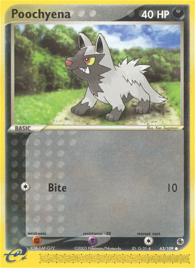 Poochyena (63/109) [EX: Ruby & Sapphire] | Good Games Adelaide SA