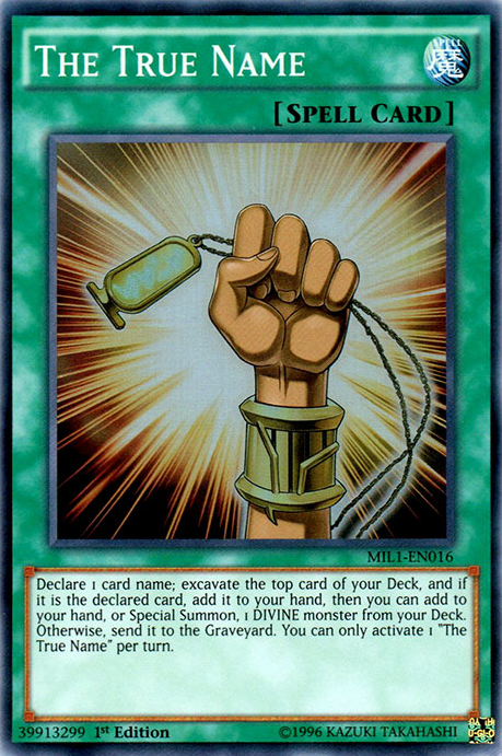 The True Name [MIL1-EN016] Super Rare | Good Games Adelaide SA