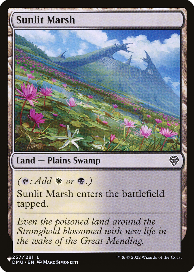 Sunlit Marsh [The List Reprints] | Good Games Adelaide SA