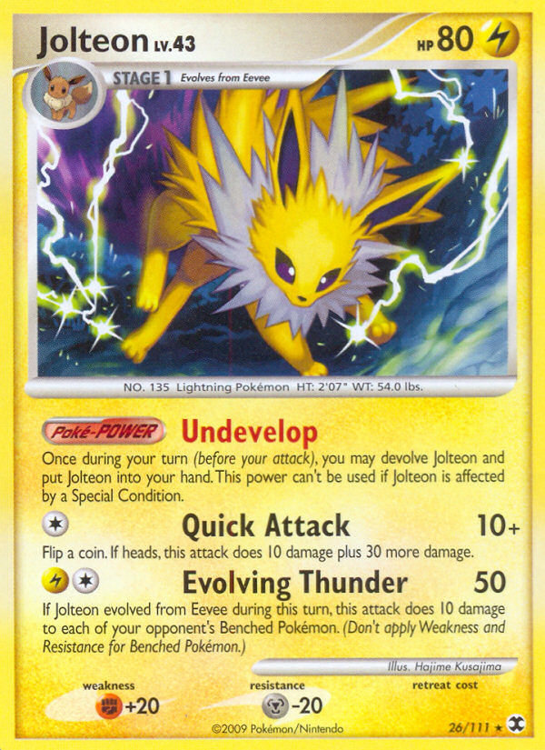 Jolteon (26/111) [Platinum: Rising Rivals] | Good Games Adelaide SA