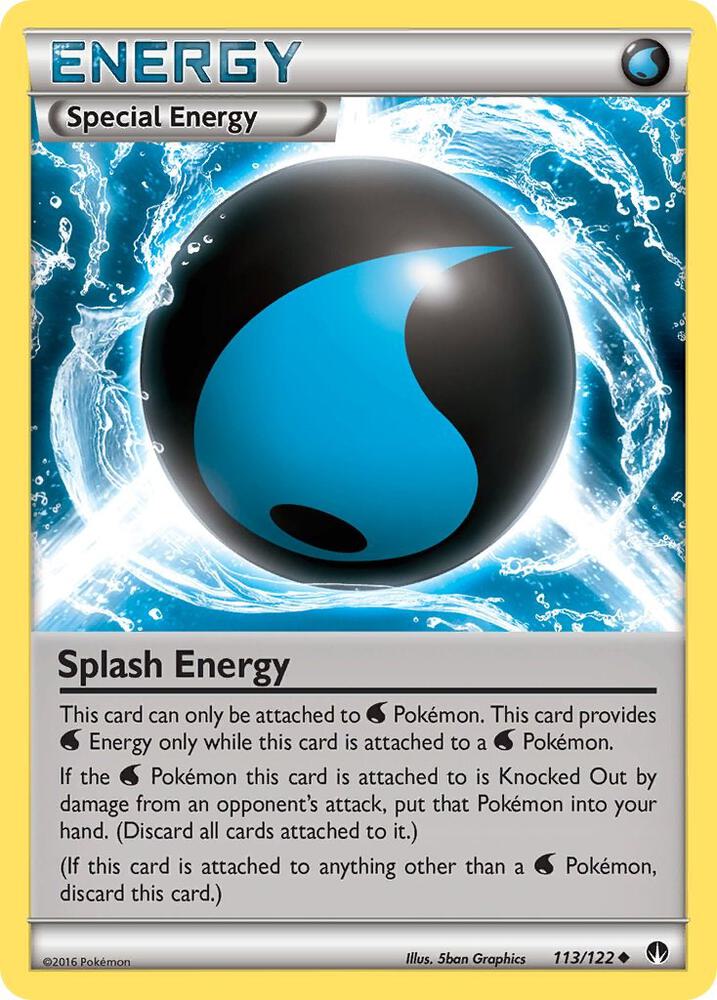 Splash Energy 113/122 (XY - BREAKpoint)  | Good Games Adelaide SA