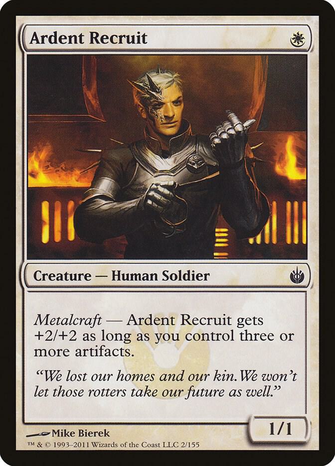 Ardent Recruit 2 (Mirrodin Besieged)  | Good Games Adelaide SA