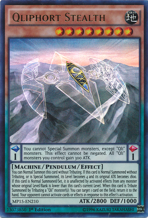 Qliphort Stealth [MP15-EN210] Ultra Rare | Good Games Adelaide SA