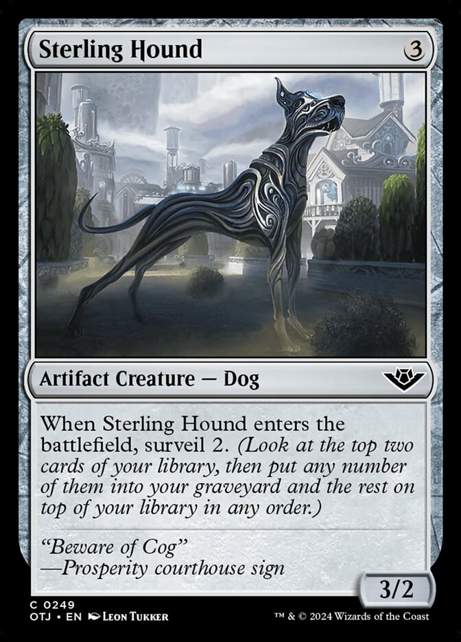 Sterling Hound 249 (Outlaws of Thunder Junction)  - Foil | Good Games Adelaide SA