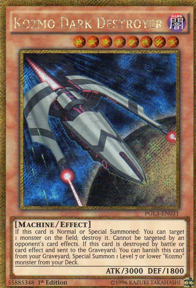 Kozmo Dark Destroyer [PGL3-EN031] Gold Secret Rare | Good Games Adelaide SA