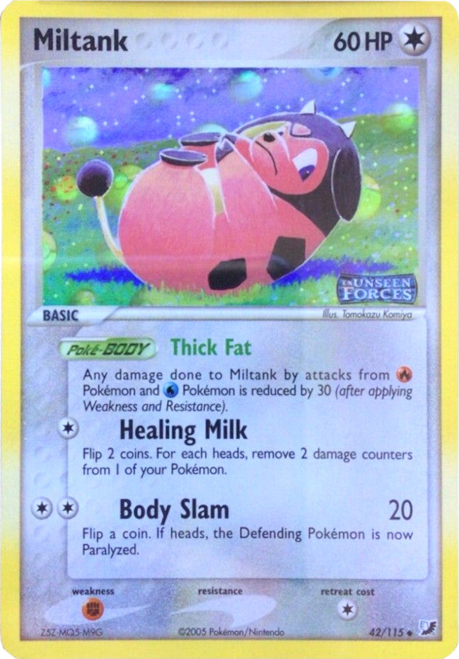 Miltank (42/115) (Stamped) [EX: Unseen Forces] | Good Games Adelaide SA