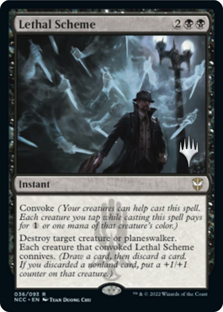 Lethal Scheme 36 (Promo Pack: Streets of New Capenna)  - Foil | Good Games Adelaide SA