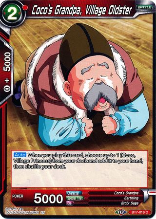Coco's Grandpa, Village Oldster [BT7-016] | Good Games Adelaide SA