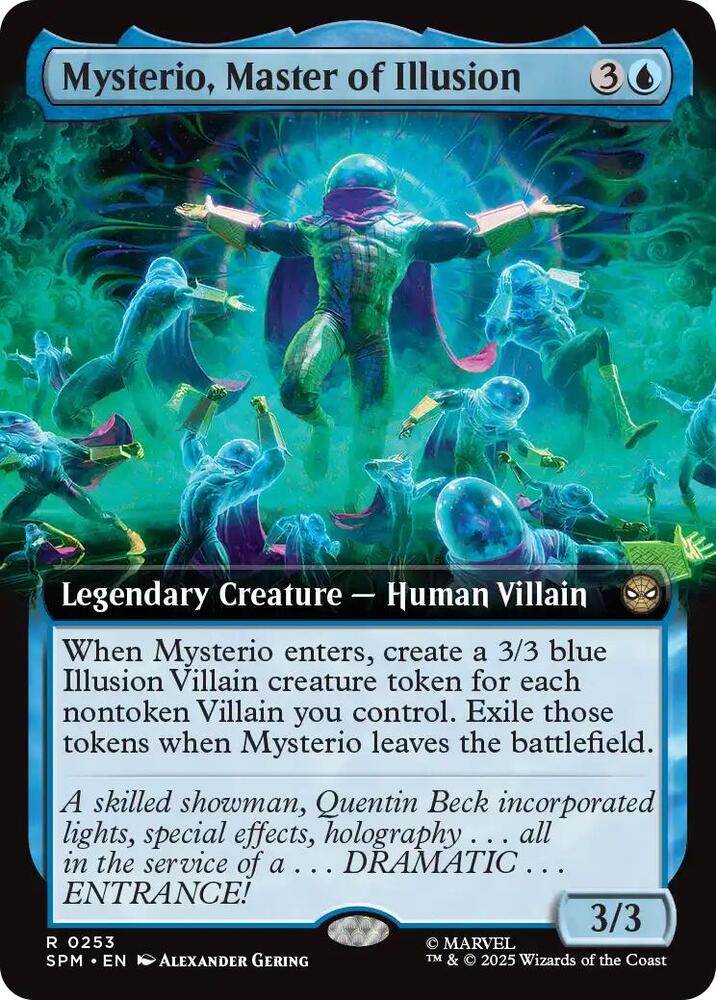 Mysterio, Master of Illusion 253/198 (Marvel's Spider-Man)  - Extended Art | Good Games Adelaide SA