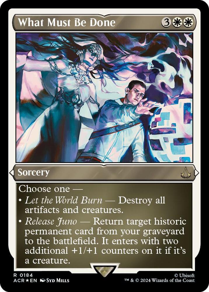 What Must Be Done 184 (Universes Beyond: Assassin's Creed)  - Foil | Good Games Adelaide SA