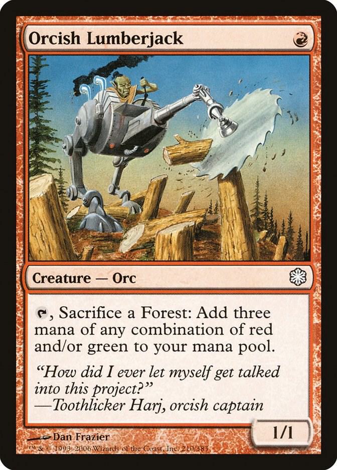 Orcish Lumberjack 210 (Coldsnap Theme Deck Reprints)  | Good Games Adelaide SA
