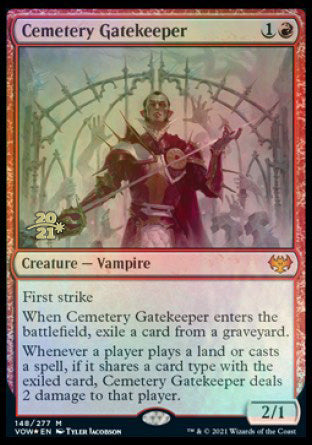 Cemetery Gatekeeper [Innistrad: Crimson Vow Prerelease Promos] | Good Games Adelaide SA