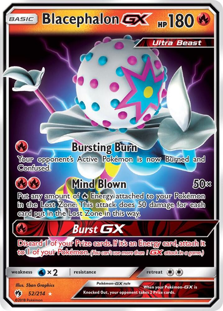 Blacephalon GX 52/214 (SM - Lost Thunder)  - Holofoil | Good Games Adelaide SA
