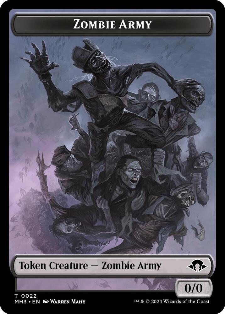 Zombie Army Token 22 (Modern Horizons 3)  | Good Games Adelaide SA
