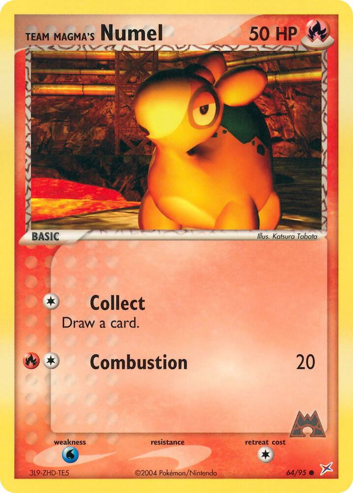 Team Magma's Numel 64/95 (Team Magma vs Team Aqua)  - Reverse Holofoil | Good Games Adelaide SA