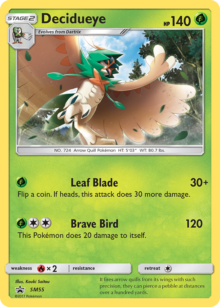 Decidueye (SM55) [Sun & Moon: Black Star Promos] | Good Games Adelaide SA