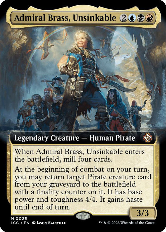 Admiral Brass, Unsinkable 25 (Commander: The Lost Caverns of Ixalan) 
