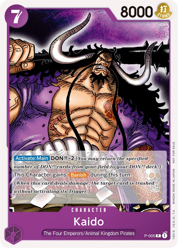 Kaido (Promotion Pack 2022) [One Piece Promotion Cards] | Good Games Adelaide SA
