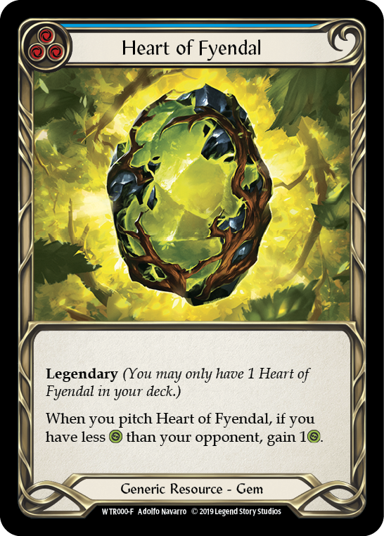 Heart of Fyendal [WTR000-F] Alpha Print Cold Foil | Good Games Adelaide SA