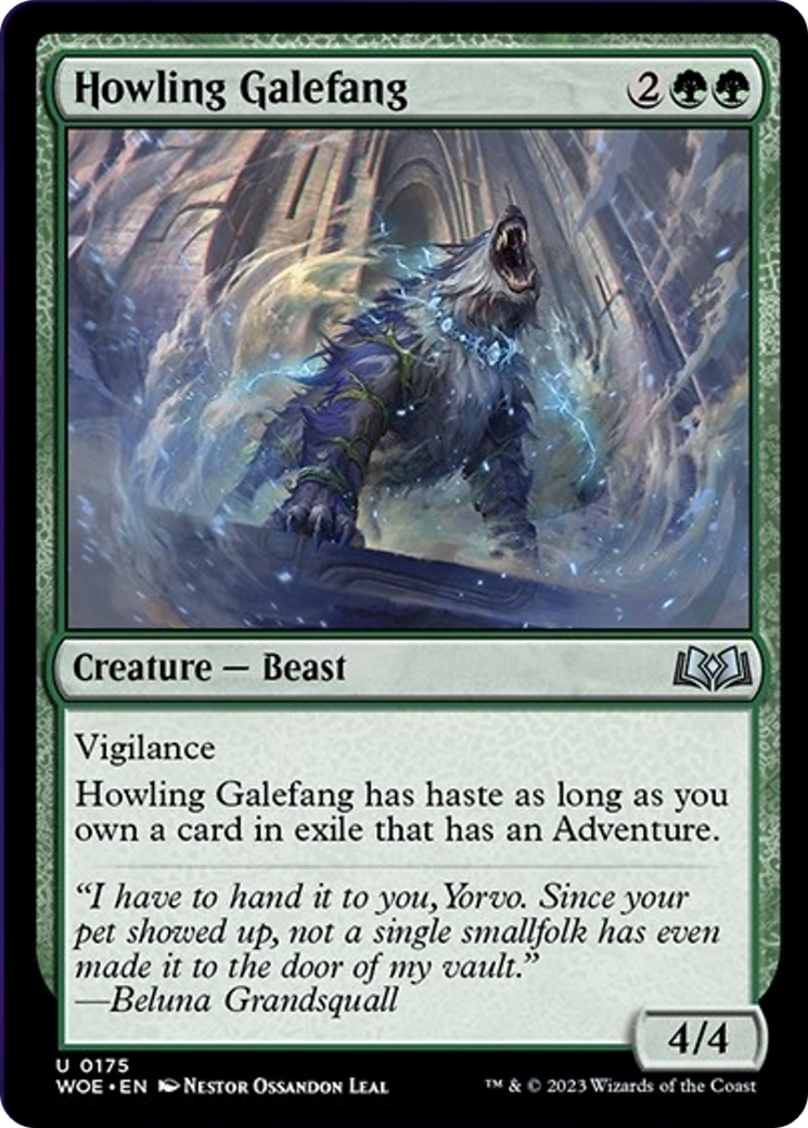 Howling Galefang [Wilds of Eldraine] | Good Games Adelaide SA