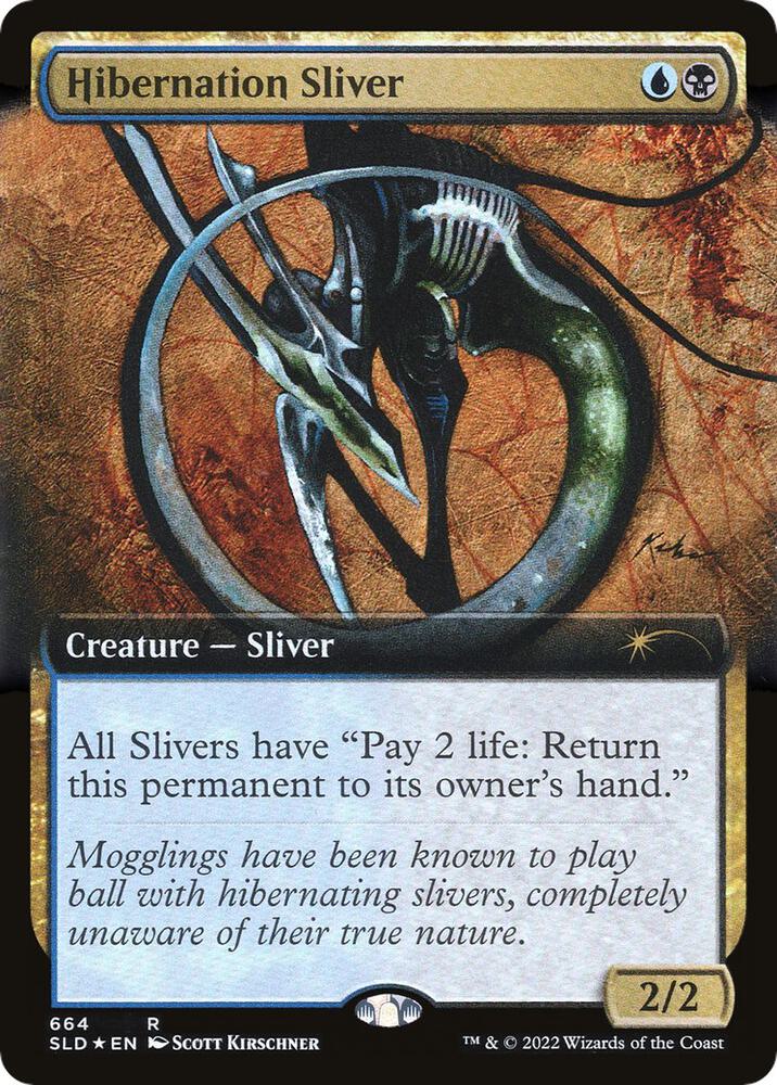 Hibernation Sliver Extended Art 664 (Secret Lair Drop Series)  - Foil | Good Games Adelaide SA