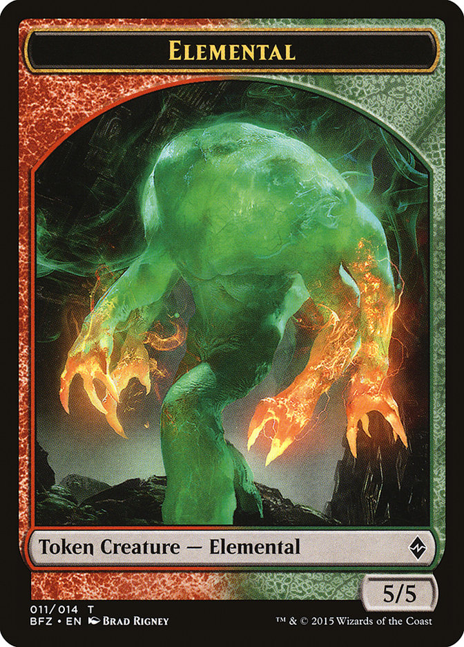 Elemental (011/014) [Battle for Zendikar Tokens] | Good Games Adelaide SA