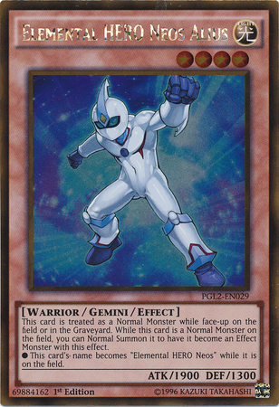 Elemental HERO Neos Alius [PGL2-EN029] Gold Rare | Good Games Adelaide SA