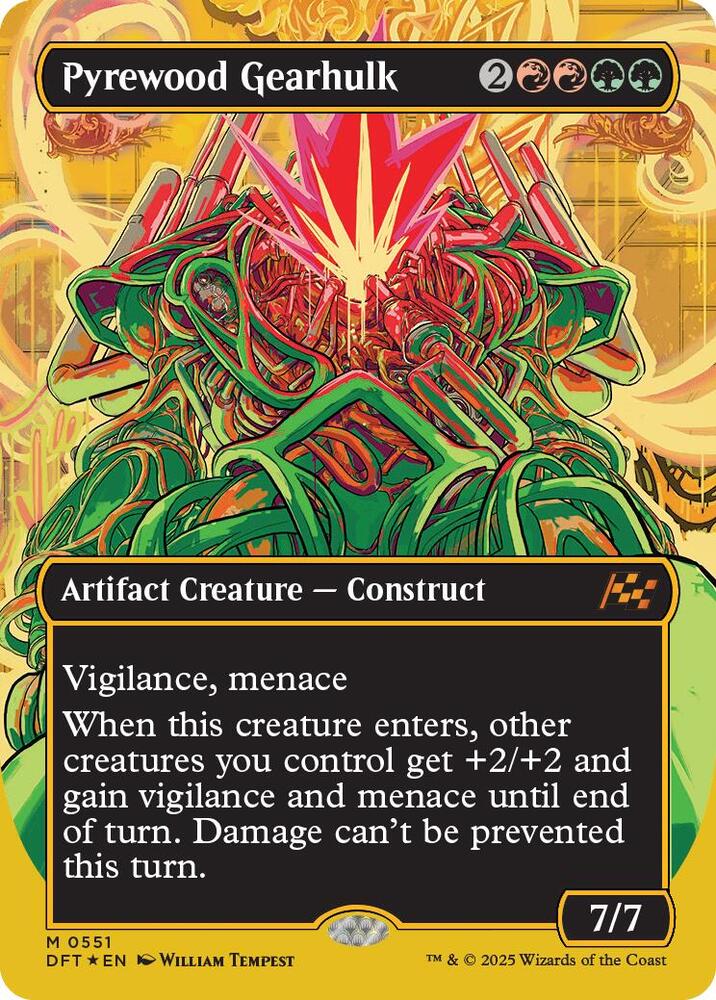Pyrewood Gearhulk 551 (Aetherdrift)  - Foil | Good Games Adelaide SA