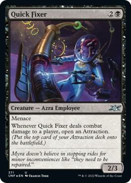 Quick Fixer Galaxy Foil 371 (Unfinity)  - Foil | Good Games Adelaide SA