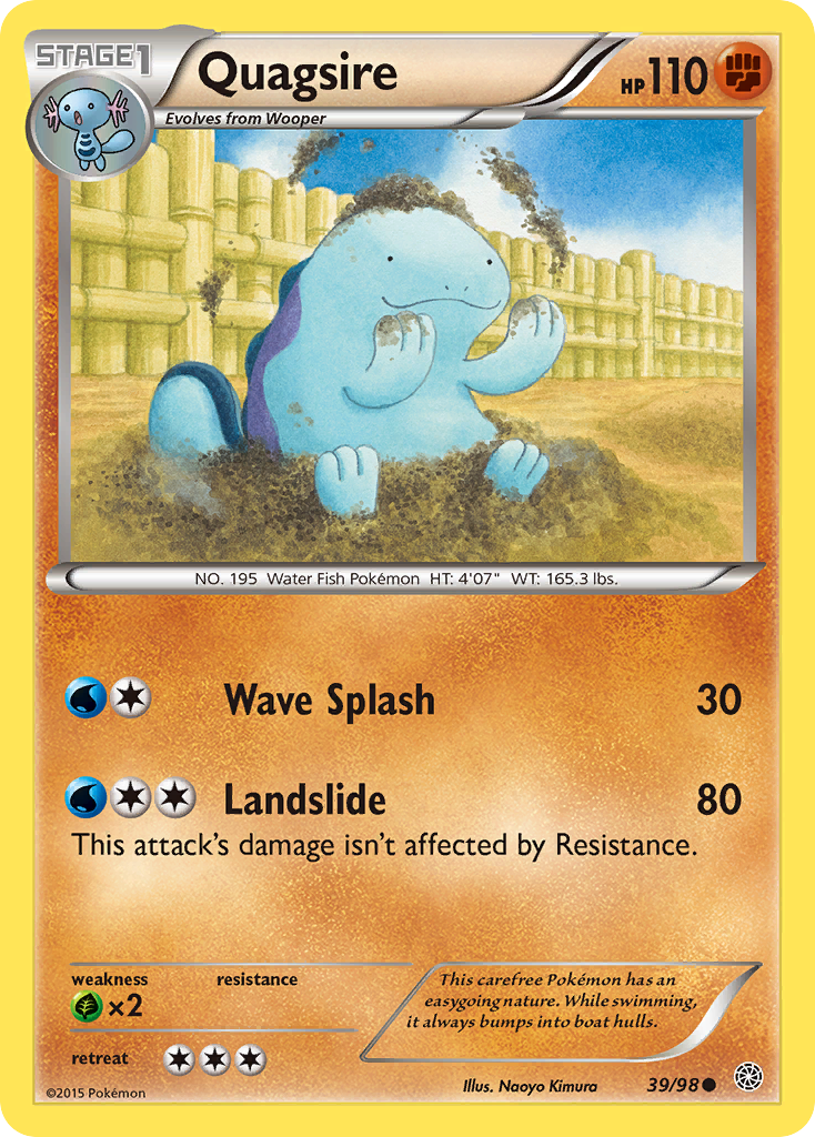 Quagsire (39/98) [XY: Ancient Origins] | Good Games Adelaide SA