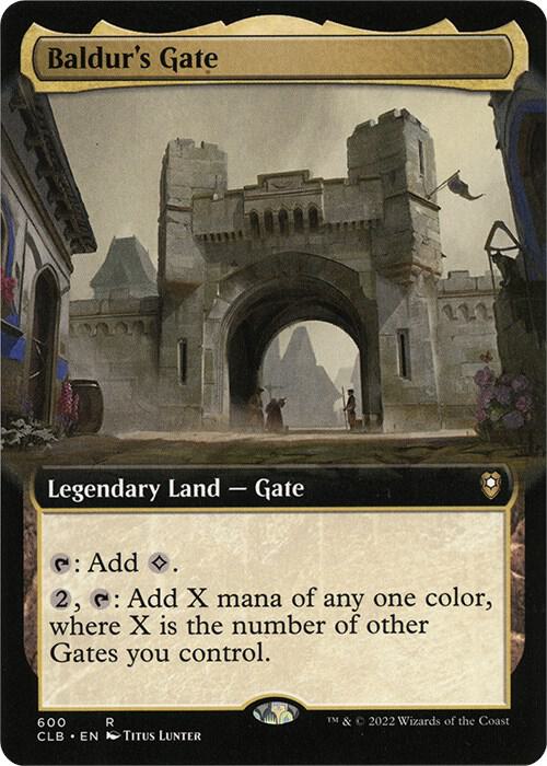 Baldurs Gate Extended Art 600 (Commander Legends: Battle for Baldur's Gate)  - Foil | Good Games Adelaide SA