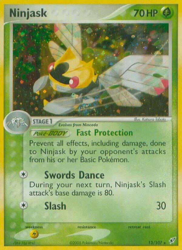 Ninjask 13/107 (Deoxys)  - Holofoil | Good Games Adelaide SA