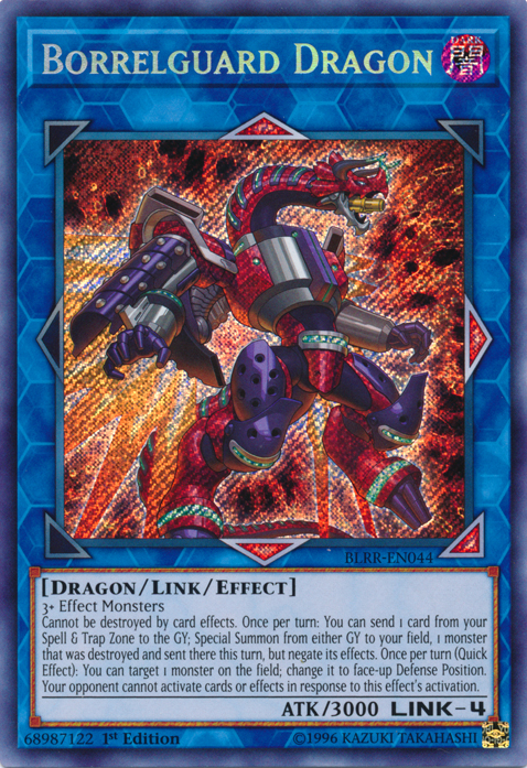 Borrelguard Dragon [BLRR-EN044] Secret Rare | Good Games Adelaide SA