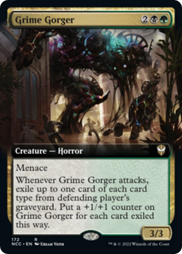 Grime Gorger Extended Art 172 (Commander: Streets of New Capenna)  | Good Games Adelaide SA