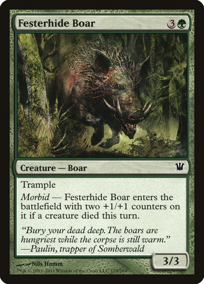 Festerhide Boar [Innistrad] | Good Games Adelaide SA