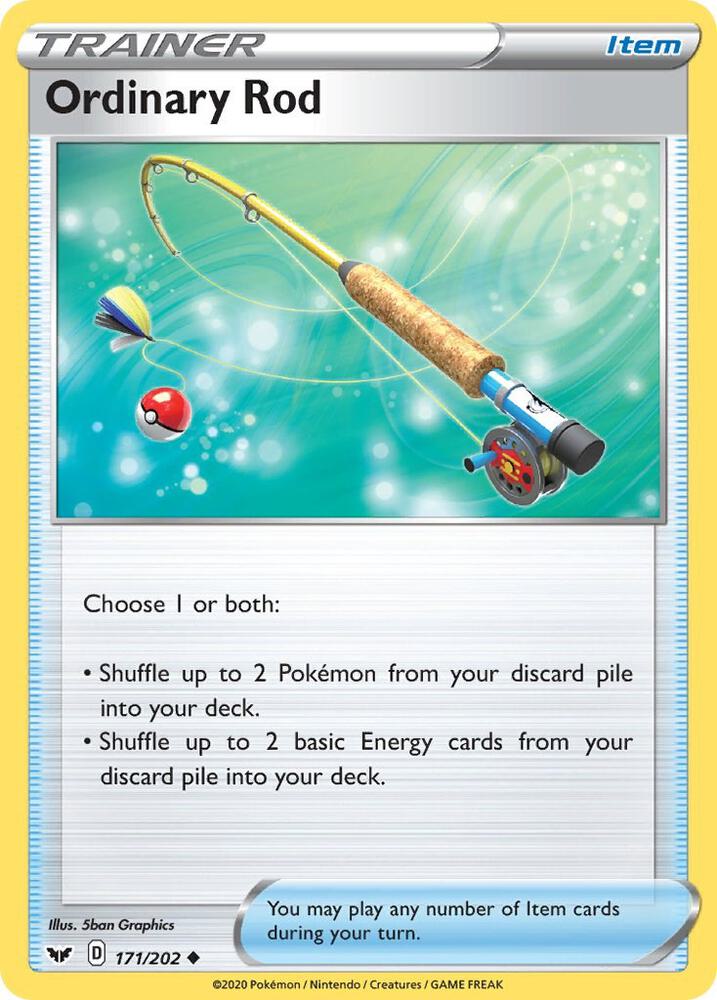 Ordinary Rod 171/202 (SWSH01: Sword & Shield Base Set)  | Good Games Adelaide SA