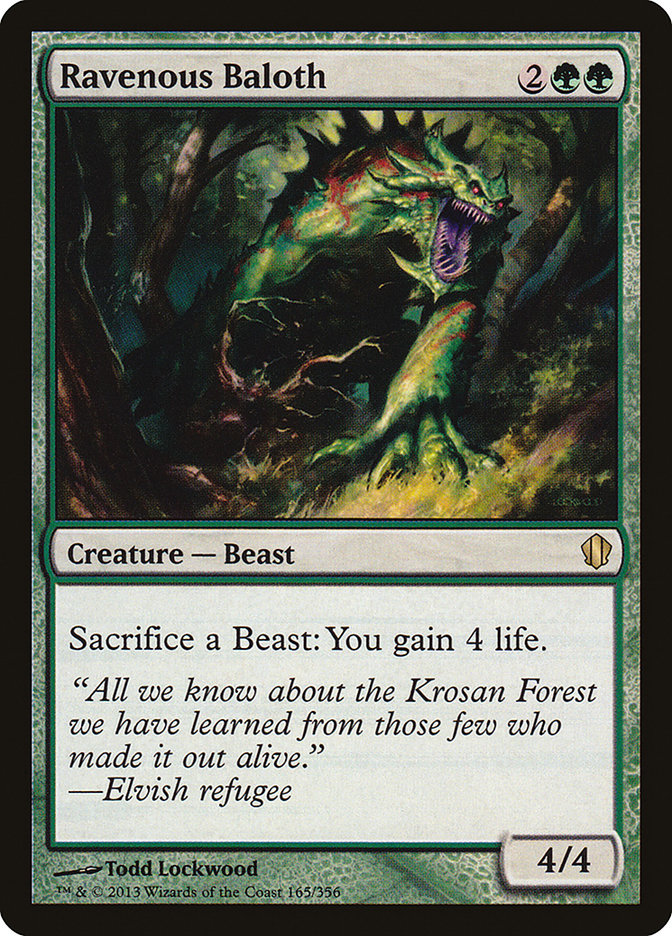 Ravenous Baloth [Commander 2013] | Good Games Adelaide SA