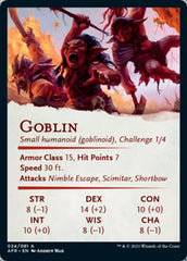 Goblin Art Card [Dungeons & Dragons: Adventures in the Forgotten Realms Art Series] | Good Games Adelaide SA