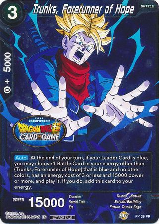 Trunks, Forerunner of Hope (Championship Final 2019) (P-139) [Tournament Promotion Cards] | Good Games Adelaide SA