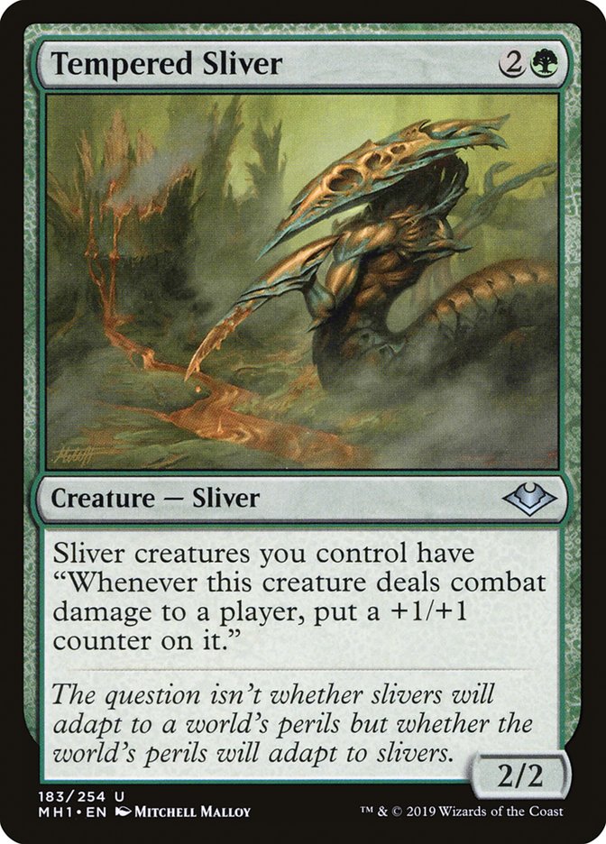 Tempered Sliver 183 (Modern Horizons)  - Foil | Good Games Adelaide SA