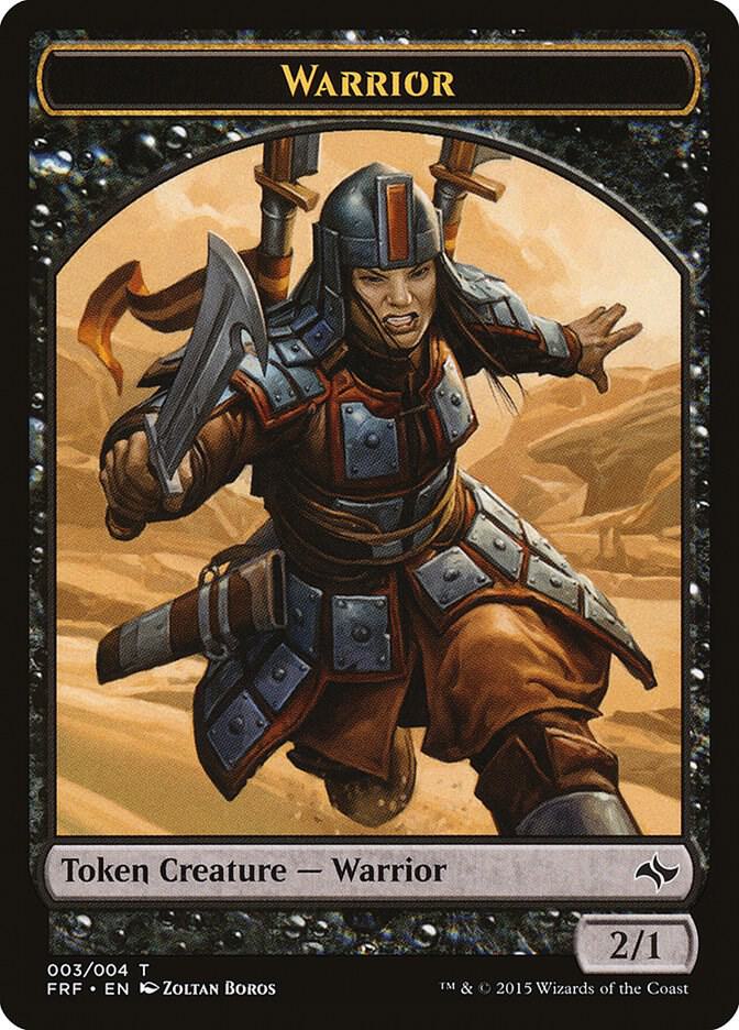 Warrior Token 3 (Fate Reforged)  | Good Games Adelaide SA