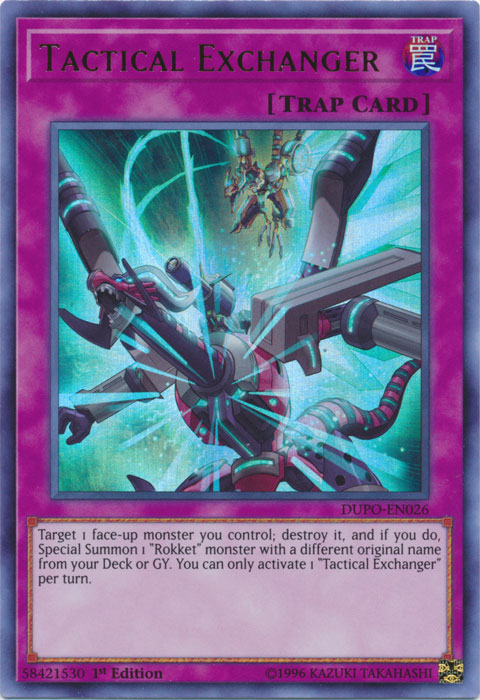 Tactical Exchanger [DUPO-EN026] Ultra Rare | Good Games Adelaide SA