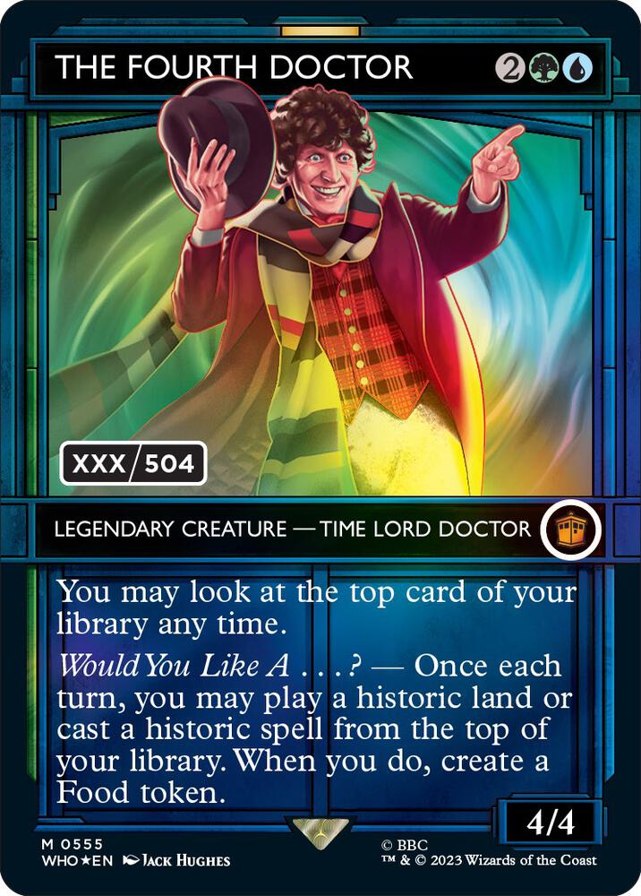 The Fourth Doctor Serialized 555 (Universes Beyond: Doctor Who)  - Foil | Good Games Adelaide SA