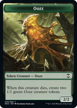Ooze 026 Treasure 015 Double Sided Token 26 // 15 (Commander: Streets of New Capenna)  | Good Games Adelaide SA