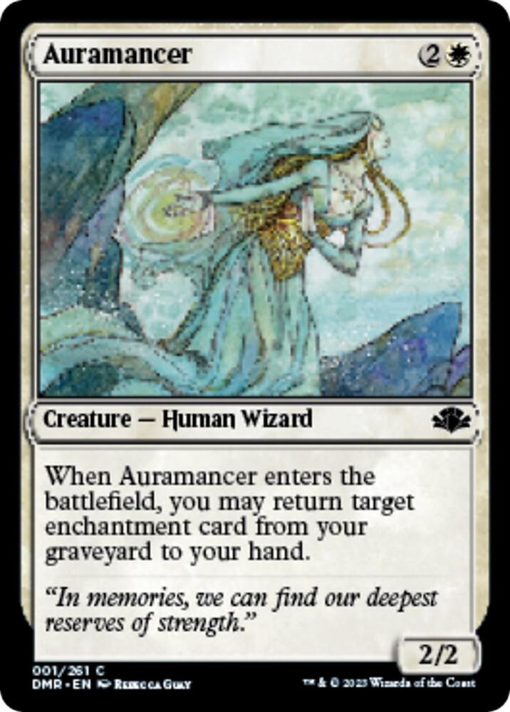 Auramancer 1 (Dominaria Remastered)  - Foil | Good Games Adelaide SA