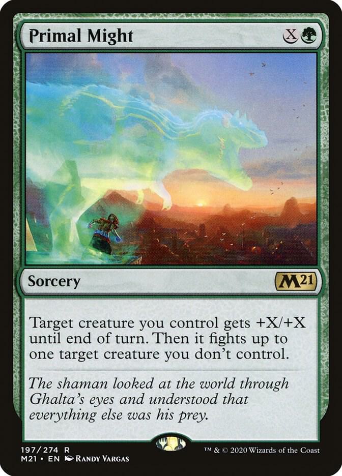 Primal Might 197 (Core Set 2021)  - Foil | Good Games Adelaide SA