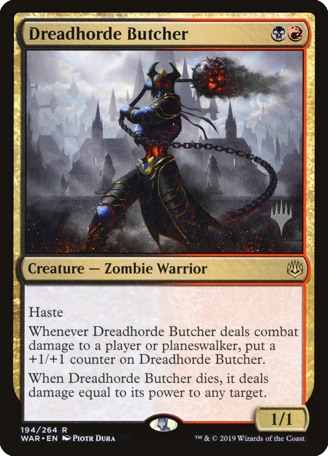 Dreadhorde Butcher [Promo Pack: Throne of Eldraine] | Good Games Adelaide SA