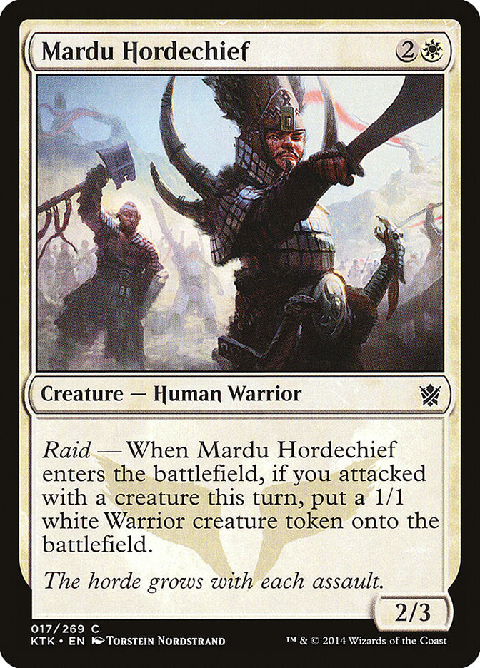 Mardu Hordechief 17 (Khans of Tarkir)  - Foil | Good Games Adelaide SA
