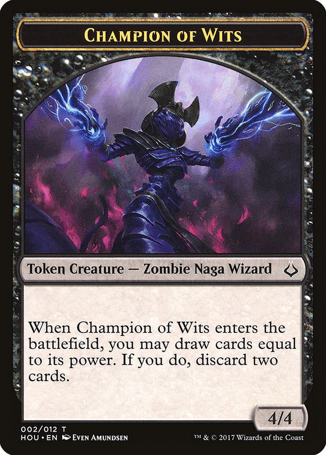 Champion of Wits Token [Hour of Devastation Tokens] | Good Games Adelaide SA