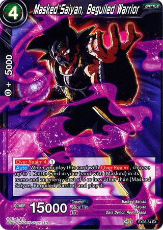 Masked Saiyan, Beguiled Warrior [EX06-34] | Good Games Adelaide SA